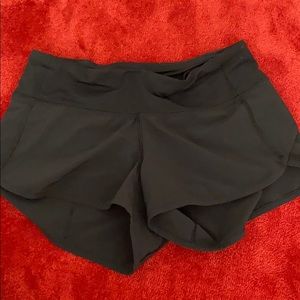 Black lululemon shorts
